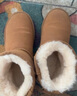 意尔康女靴雪地靴女冬季加绒保暖厚底休闲棉鞋时尚通勤百搭中筒靴子 棕色 加绒 36 实拍图