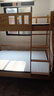 榕匠 橡胶木上下床纯实木双层床高低床男孩女孩上下铺儿童床子母床 爬梯款+5CM椰棕床垫*2 1500mm*2000mm【升级加厚】 实拍图