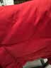 雅鹿新年红色短款羽绒服女款2026年巨好看的连帽保暖冬季鸭绒外套 实拍图