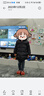 保姆鹅  【风墙】儿童羽绒服宝宝中长款护脸加厚外套保暖童装[NG2664] 石榴粉 130 实拍图
