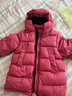 保姆鹅  【风墙】儿童羽绒服宝宝中长款护脸加厚外套保暖童装[NG2664] 石榴粉 110 实拍图
