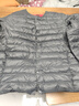 鸭鸭（YAYA）佟丽娅同款轻薄羽绒服男女同款短款休闲内胆薄款冬季保暖防寒外套 灰色-YE3C700311Y 2XL 实拍图