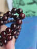 龍隐正宗小叶紫檀手串男女士款文玩手链檀香木佛珠子转运正品高端情侣 带金星款8mm*108颗（京仓速发） 实拍图