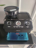 美的（Midea）【新年礼物】半自动咖啡机冷热三萃全自动研磨一体机家用磨豆机意式浓缩双锅炉可视压力GE5810 实拍图
