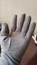 秋冬季手套女加绒加厚户外骑行电车开车防风防寒触屏冬天保暖手套 【女士三线】-灰色 均码 实拍图