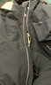 鸭鸭【高充绒203g】羽绒服男短款加厚冬季新款极寒保暖面包服撞色外套 灰色 L (175) 实拍图