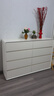 SAMEDREAM轻奢高级实木斗柜卧室床尾置物柜奶油收纳柜客厅靠墙抽屉烤漆柜子 「顶配扩容王」8斗【140cm】奶油白 实拍图