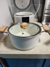 小熊（Bear）0涂层钛陶瓷汤锅 家用22cm奶锅炖锅煮粥锅燃气灶通用JG042-P01 实拍图