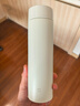 米家旋盖杯 保温杯 316不锈钢真空水杯 便携大容量咖啡杯 500ml白色 实拍图