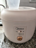 美的（Midea）电饭煲家用2L小型1-2人宿舍一人食小米粥煲汤蒸饭上蒸下煮一键煮饭智能保温迷你高颜值电饭锅JA205 实拍图