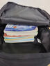 回力高颜值双肩包男潮休闲大容量旅行电脑背包高中初中大学生轻便书包 黑色【带冲天鸭挂件】 实拍图