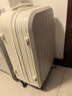 行李箱大容量小型拉杆箱20寸24寸26寸22寸旅行密码登机箱结实耐用 奶白色-基础款-京东六仓发货 22寸【短途旅行】 实拍图