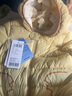 迷你巴拉（minibala）【迷你小蛋仔】婴儿羽绒服三防连体羽绒服男女童宝宝连体衣 蜜糖黄31214 【白鸭绒-1000+清洁度】 90 CM 1-2岁 实拍图