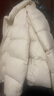 优衣库女装羽绒茄克/柔软面料外套夹克479212 01 乳白色 M 实拍图