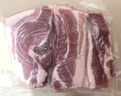龙大肉食带皮抽肋五花肉 净重600g 精品带肋肉猪五花 烤肉烧烤红烧肉食材 实拍图