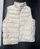 优衣库童装男女童PUFFTECH空气棉服可机洗背心马甲排骨棉服478124 01 乳白色 160 实拍图
