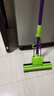 妙洁胶棉拖把27cm杆长120共2头滚轮式懒人家用一拖净免手洗海绵吸水 实拍图