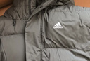 adidas 拒水防泼防风保暖鸭绒羽绒服面包服男女同款阿迪达斯官方   黑色   L 实拍图