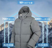 黑冰25新款户外700蓬鸭绒男款加厚防风保暖羽绒服 F8905MJ 铁灰 XL 实拍图