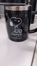 史努比（SNOOPY）保温杯不锈钢隔热喝水杯男女士办公室马克咖啡杯学生大容量冲饮杯 实拍图