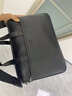 七匹狼（SEPTWOLVES）真皮大容量公文包15.6电脑包商务头层牛皮单肩包斜挎包情人节礼物 黑色 大容量商务款 实拍图