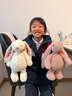 Jellycat害羞乳白色邦尼兔动物毛绒玩偶安抚玩偶娃娃新年生日礼物 花布乳白色邦尼兔（白芮） Medium 实拍图