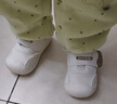 婧麒（JOYNCLEON）婴儿学步鞋0-1岁春夏秋季防滑机能鞋1到3岁婴儿鞋男女宝宝儿童鞋 奶白色 【四季款】 15 码(内长12cm 脚长11.5cm) 实拍图