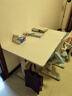 黑白调A2学习桌书桌儿童桌椅实木升降桌子写字桌电脑桌进口橡胶木1.2m 实拍图