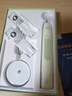飞利浦（PHILIPS）【肖战推荐】声波电动牙刷钻石3系 年货节礼物 情人节情侣款送男生女友 微泡水流HX5161/05抹茶绿 实拍图