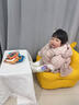 AMI婴儿沙发椅0到6岁小月龄宝宝儿童小沙发小孩坐凳可坐可躺 萌趣蛋黄|久坐不塌 【中号】0-4岁 实拍图