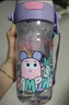 babycare儿童水杯二合一户外运动水杯吸管杯直饮幼儿园水壶600mL上学专用 实拍图