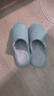 回力日系柔软情侣棉拖秋冬家居室内保暖棉鞋女款HL0006绿色40-41码 实拍图
