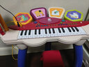 babycare儿童钢琴电子琴初学可弹奏多功能宝宝音乐节日玩具蓝牙款炫酷灯光 实拍图