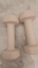 Keep哑铃彩色浸塑环保男女1-10kg家用健身器材全身肌肉塑形 樱粉1kg*2 实拍图