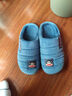 大嘴猴（paul frank）棉拖鞋男士秋冬季室内家居拖鞋毛绒保暖厚底棉鞋男款深蓝290PF607 实拍图