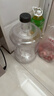 拜杰纯净水桶 食品级PC矿泉水桶透明手提式水桶茶水桶 大容量水桶黑盖7.5L 实拍图