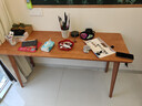 家逸全实木双人书桌长条桌子靠墙窄桌书房学习桌写字桌卧室办公电脑桌 实拍图