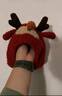 Kocotreekk树婴儿帽子防风保暖新年红色男女孩婴童套头帽卡通造型护耳 实拍图