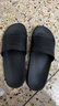 LURAD拖鞋男士女士情侣外穿室内防滑洗澡厚底凉拖家居拖鞋 黑色40-41 实拍图