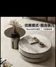 芝华仕（CHEERS）大理石茶几客厅轻奢高级感2026新款小户型芝华士CJ109 灰棕色-小茶几-70cm+小角几-50cm 优先发货（详询客服） 实拍图