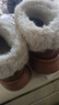 朴西棉拖鞋女士冬季包跟室内家居保暖厚底月子棉鞋女款外穿秋冬季 棕色 均码 (245mm) 适合37-38 实拍图