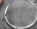 京东京造 漏勺 304不锈钢网漏勺细网勺面粉筛过滤筛20目【一勺多用】大号 实拍图