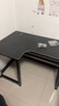 馨美凯转角电竞桌双人电脑桌台式书桌书架一体组合洞洞板桌子拐角游戏桌 左转角【单桌】碳纤色 长120cm宽80cm 实拍图