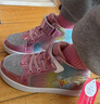 芭比童鞋女童棉鞋儿童加绒高帮板鞋女孩冬鞋女童运动鞋DA5220 粉 29 实拍图