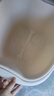 泡脚桶家用过小腿高深洗脚盆秋冬保温学生宿舍过膝养生熏蒸足浴桶 高款【36cm】带提手奶油色【无盖款】 实拍图