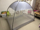 艾薇 A类蚊帐家用 婴儿防摔 蒙古包蚊帐 双开门 1.5米 苹果【免安装】 实拍图
