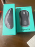 罗技（Logitech）M185鼠标 无线鼠标 办公鼠标 对称鼠标 黑色蓝边 带无线2.4G接收器 实拍图