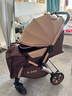 奔昂 婴儿推车可坐可躺轻便避震宝宝折叠婴儿车双向BB童车手推车 升级卡其+一键单手收+可坐躺+可双向推行+四轮高配 实拍图