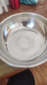 【不锈钢】和面盆厨房烘焙家用火锅盆洗菜打蛋汤锅盆醒面盆料理盆 32cm【热卖款】不锈钢 和面盆 实拍图