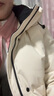 鸭鸭（YAYA）孙颖莎同款加厚羽绒服男士短款时尚商务休闲保暖防寒新款外套DY YE5B001056A-月光白色 L /175 实拍图